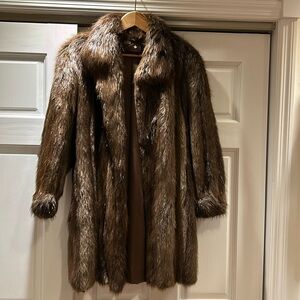 Beaver Fur Coat size XL